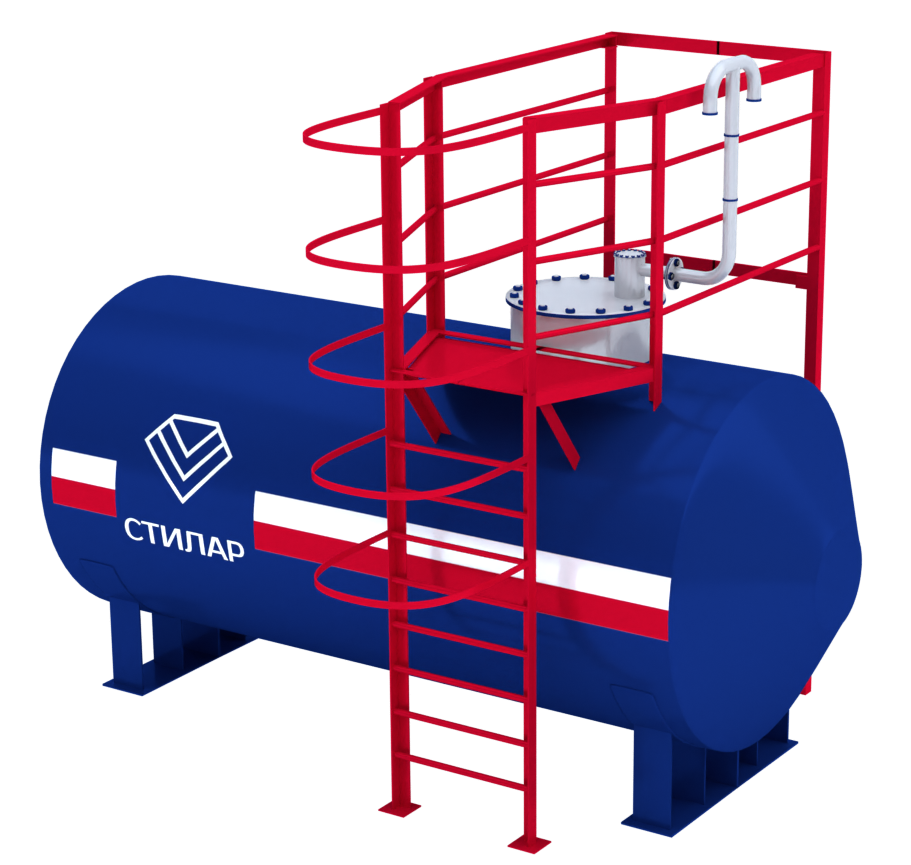 Горизонтальный резервуар РГСН для масла 50 м³ от завода-производителя